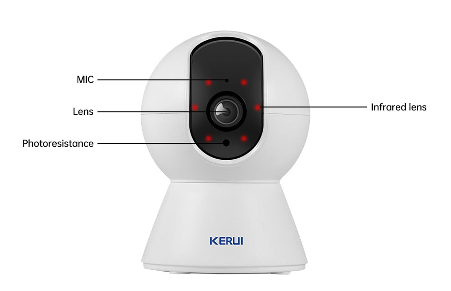 KERUI 1080P 2MP Tuya Smart Mini WiFi IP Camera