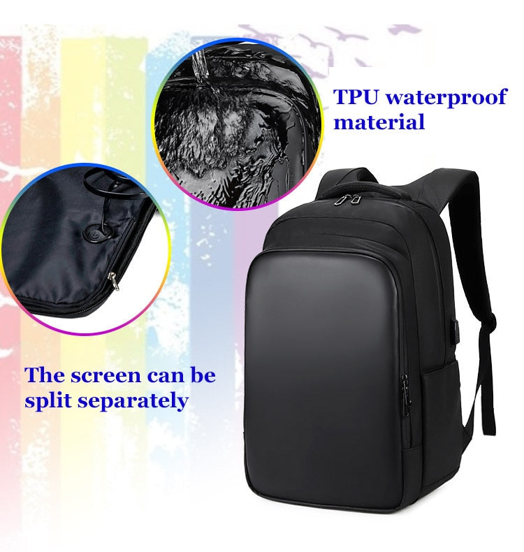 Light up Your Style with Our LED Display Backpack - Customize Your Own LED Patterns, GIFs, and Text!