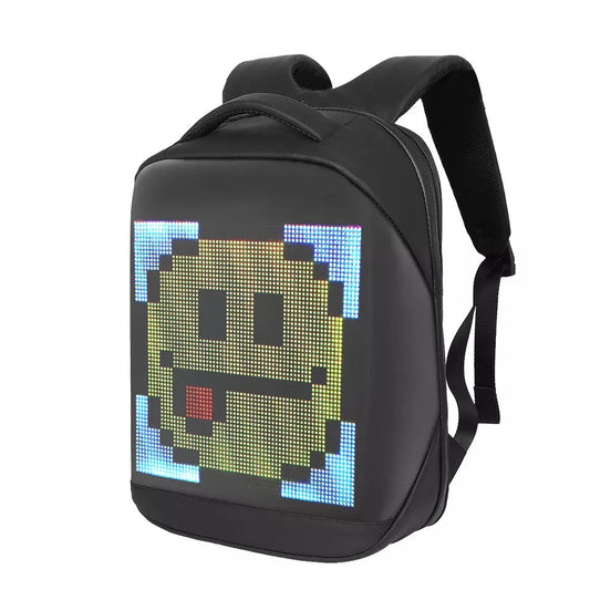 Light up Your Style with Our LED Display Backpack - Customize Your Own LED Patterns, GIFs, and Text!